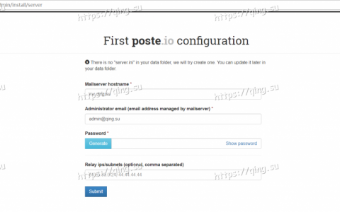 [转载]两分钟搭建可靠好用的邮件服务器——Poste